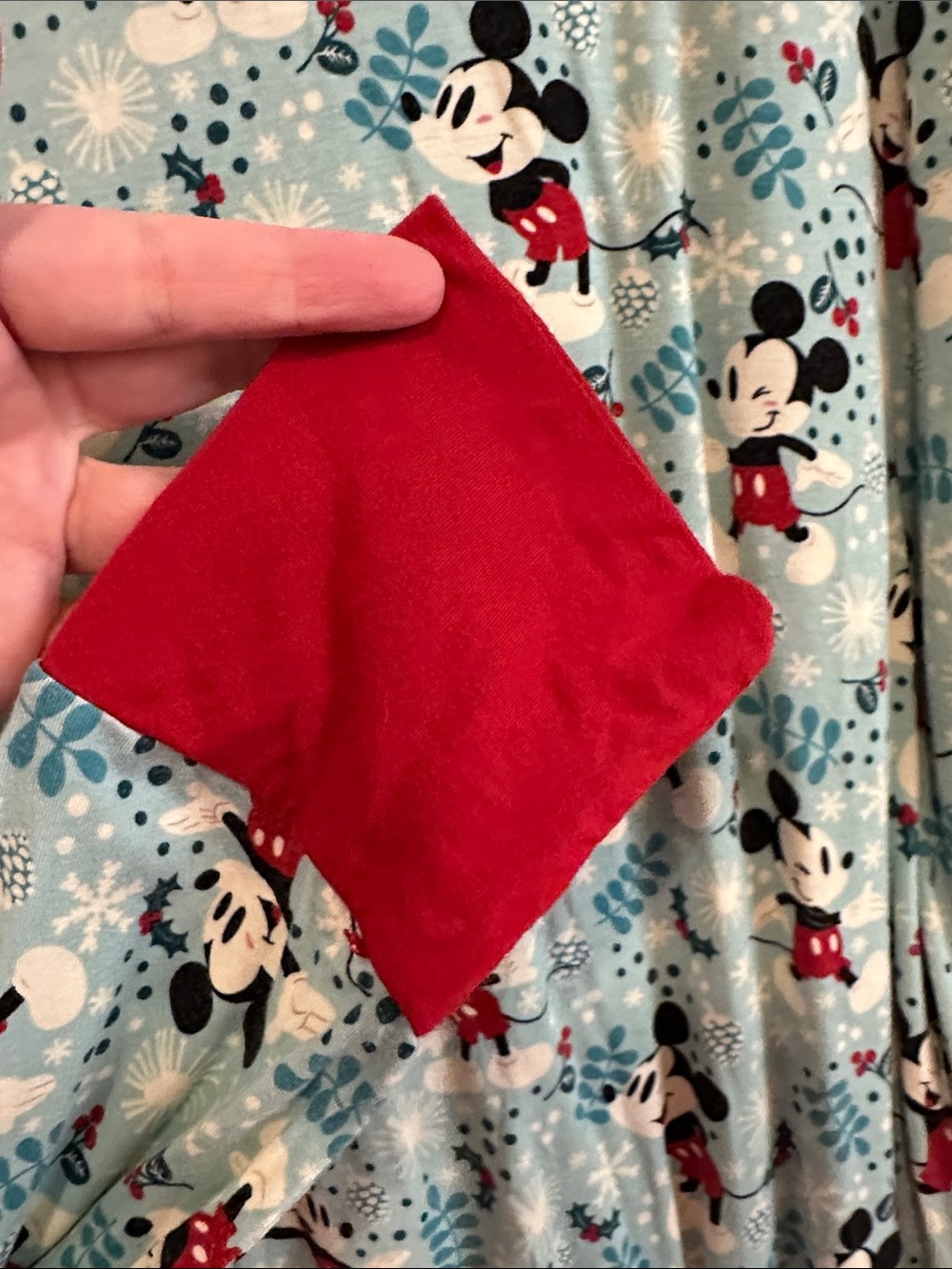 Little Sleepies Disney Mickey Mouse Holiday Pajama Set - Picture 5 of 5